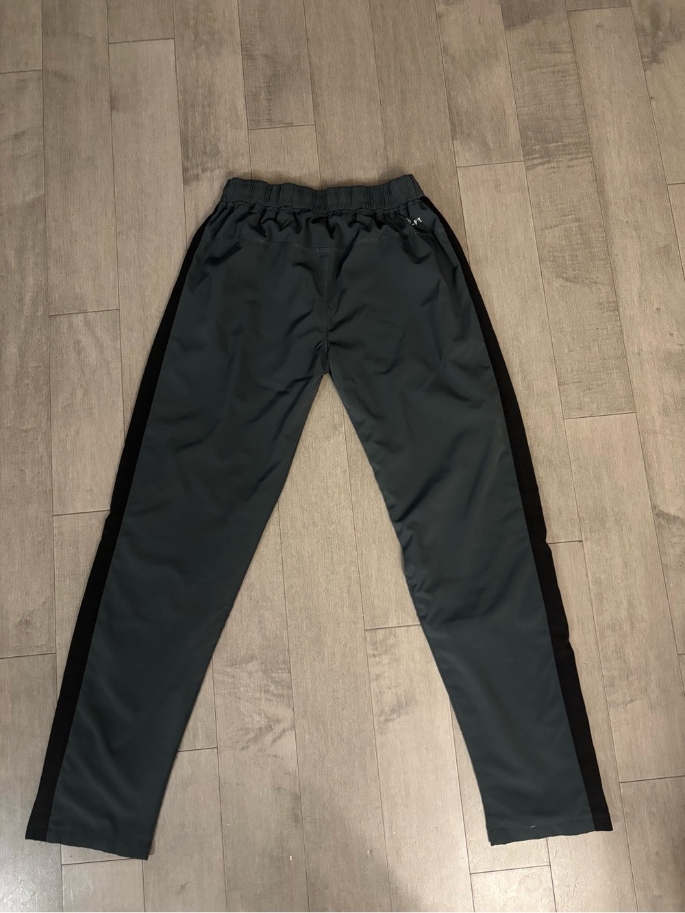 Nike Air Max Track Pants in Charcoal Gray with Black Panels - Picture 3 of 7